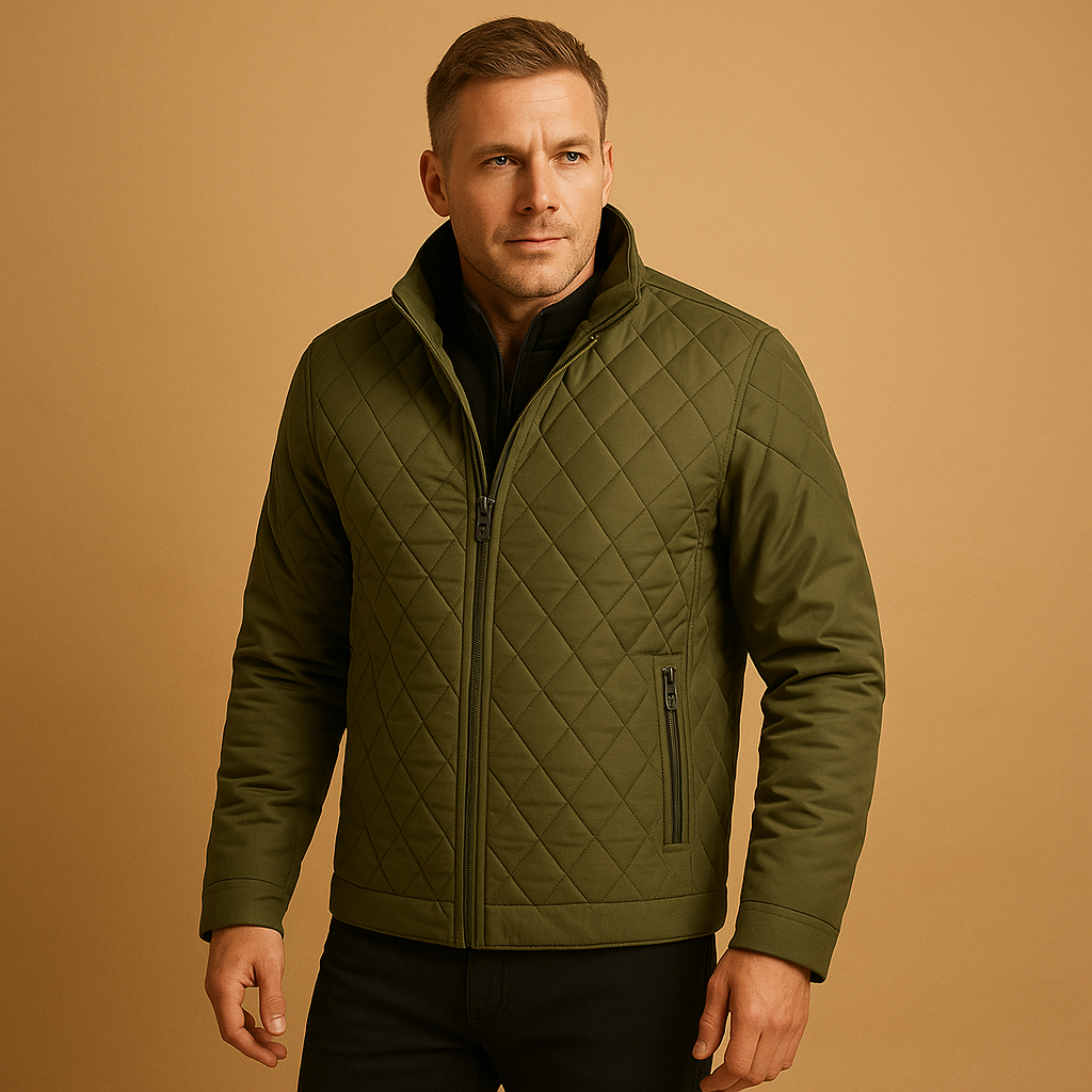 Men’s elegant winter coat with high-quality insulation and a timeless design, suitable for daily wear and formal occasions during cold seasons.