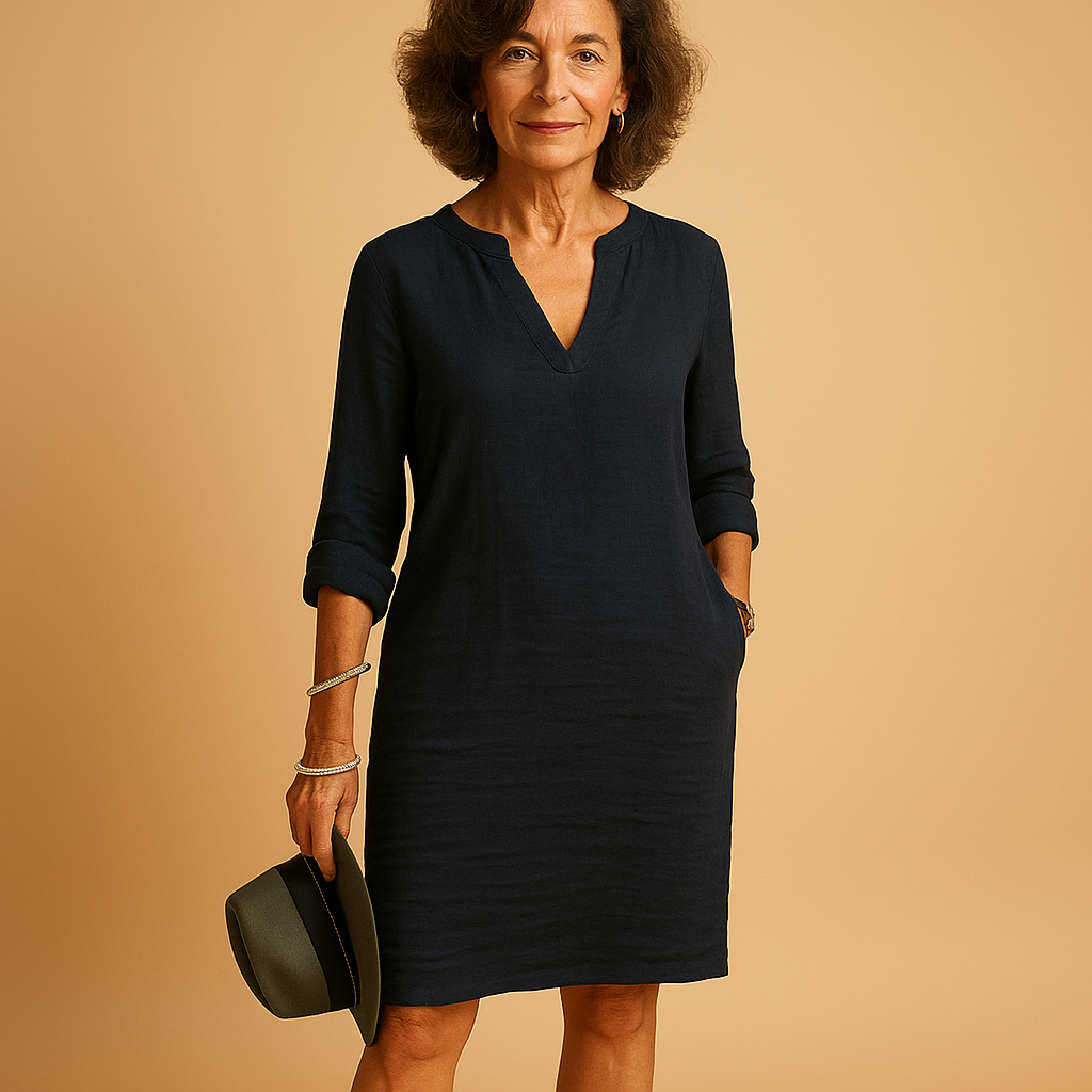 Women’s lightweight summer dress with breathable fabric and flattering fit, perfect for beach walks, casual outings, and sunny days.