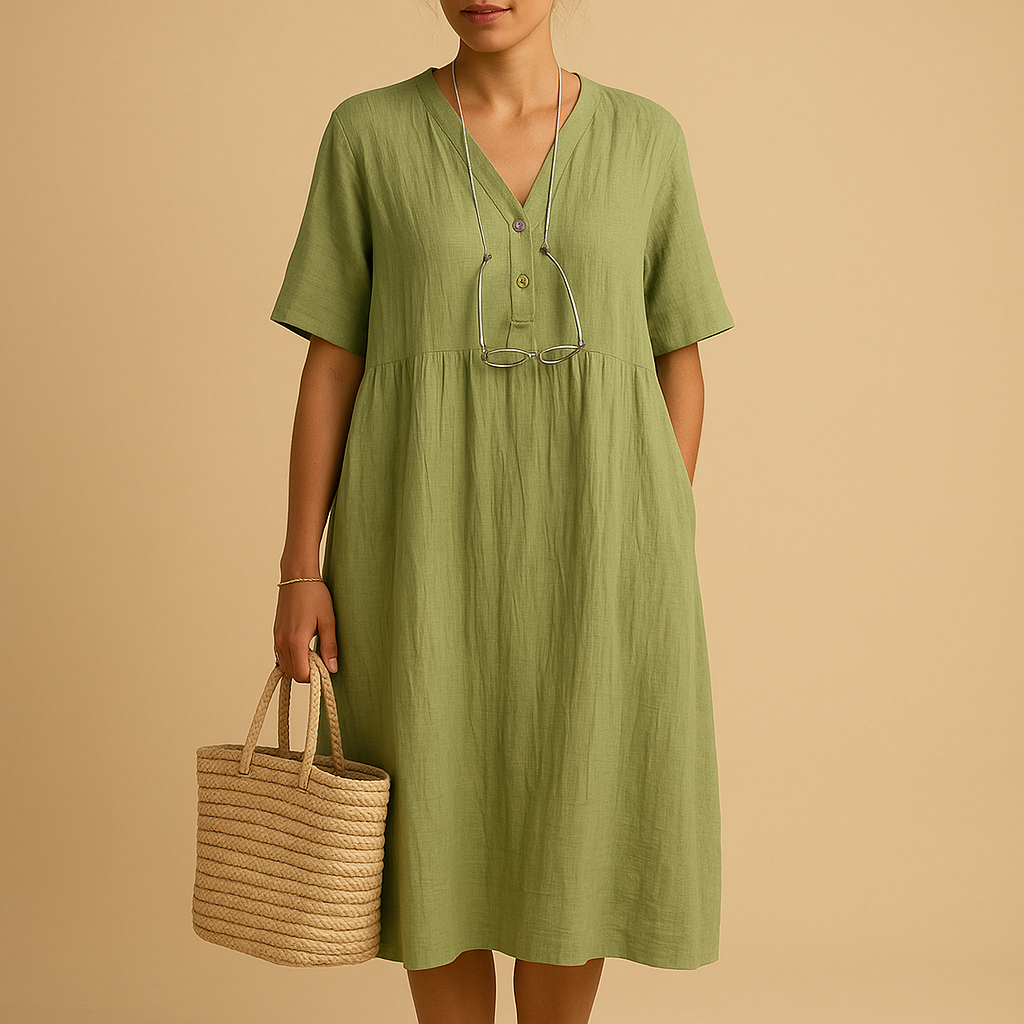 Women’s loose fit summer dress with a lightweight breathable design, perfect for casual outings and summer occasions