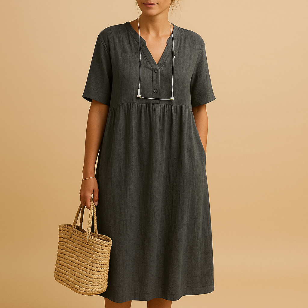 Women’s loose fit summer dress with a lightweight breathable design, perfect for casual outings and summer occasions