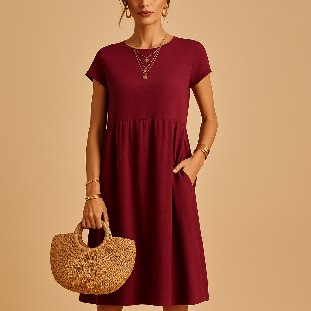 Women’s lightweight summer dress with elegant fit, perfect for warm days, casual outings, and chic summer occasions.