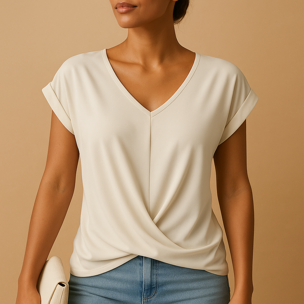 v-neck blouse for women | Joline