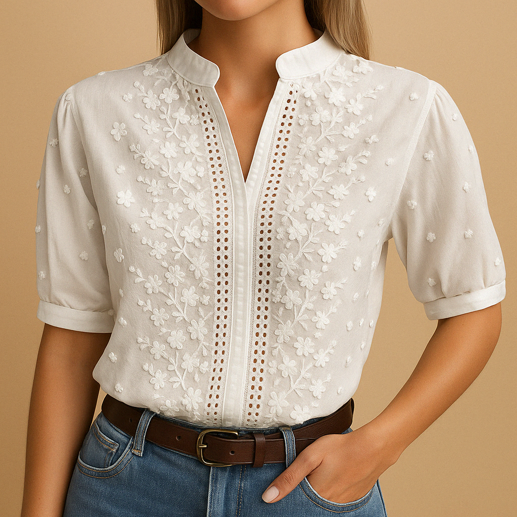 White elegant blouse for women | Grace