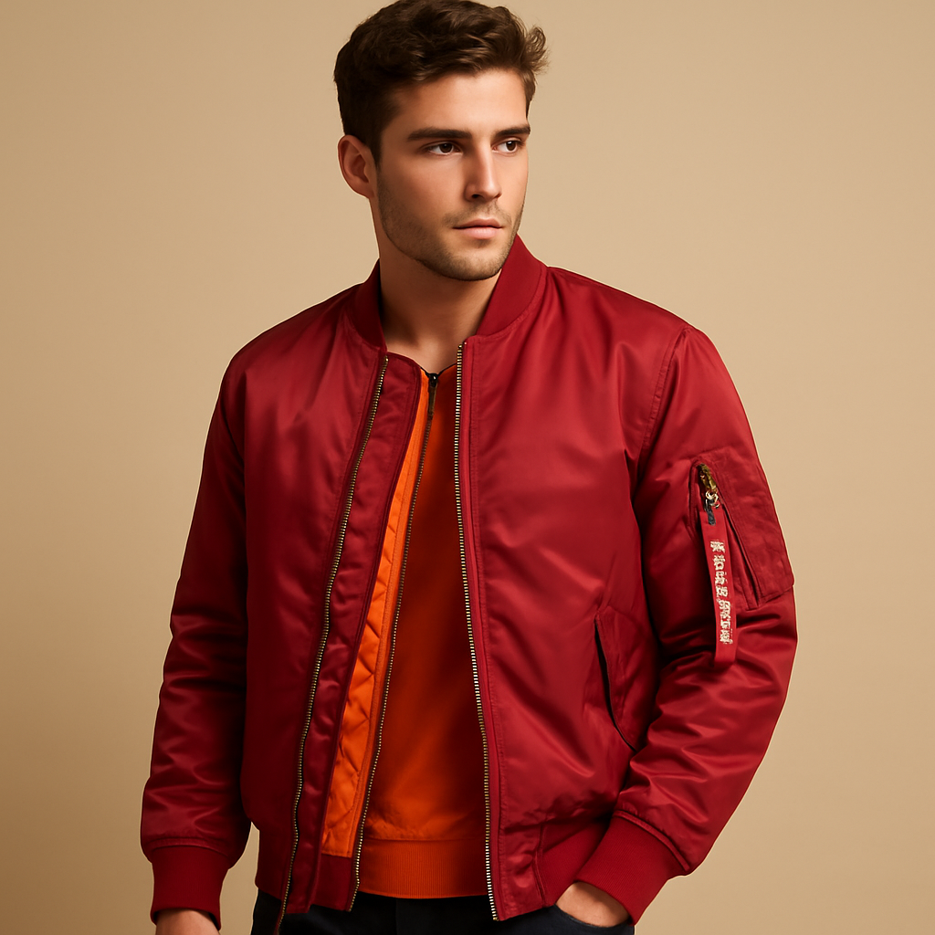 Men’s casual outdoor jacket with a lightweight and breathable design, offering weather resistance for city wear, weekend trips, and outdoor activities.