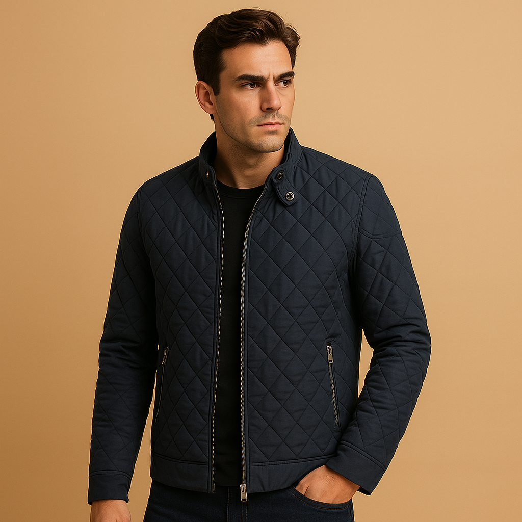 Men’s elegant winter coat with high-quality insulation and a timeless design, suitable for daily wear and formal occasions during cold seasons.