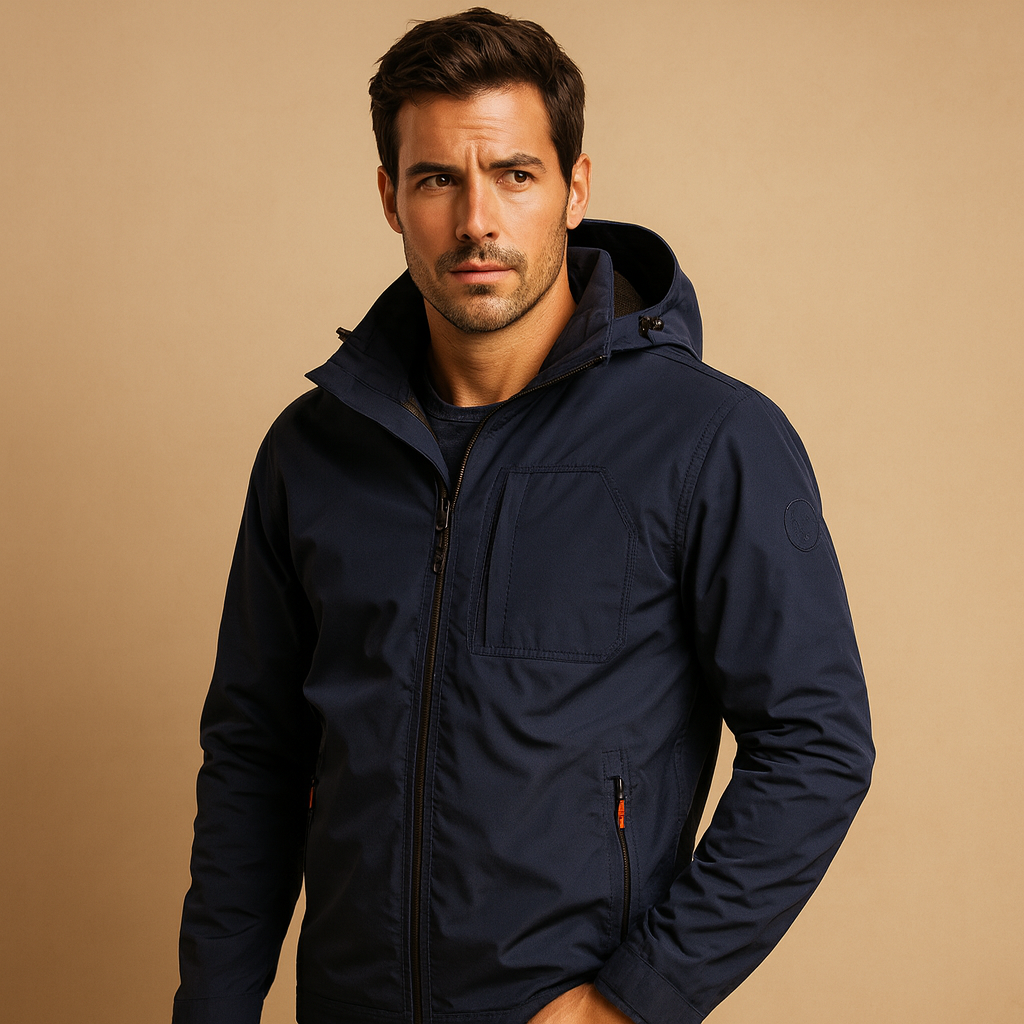 Men’s lightweight summer jacket with a breathable and durable design, featuring multiple pockets, suitable for hiking, camping, and everyday wear.