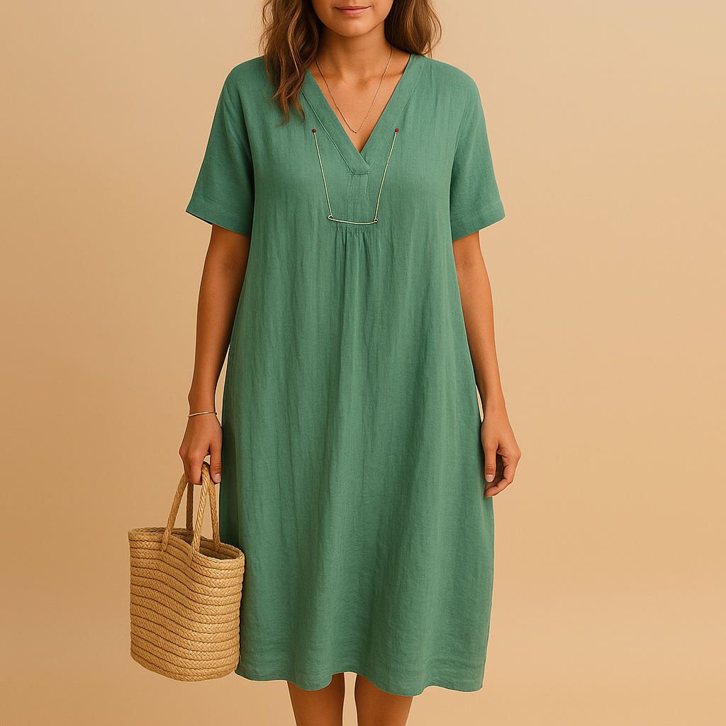 Women’s loose fit summer dress with a lightweight breathable design, perfect for casual outings and summer occasions