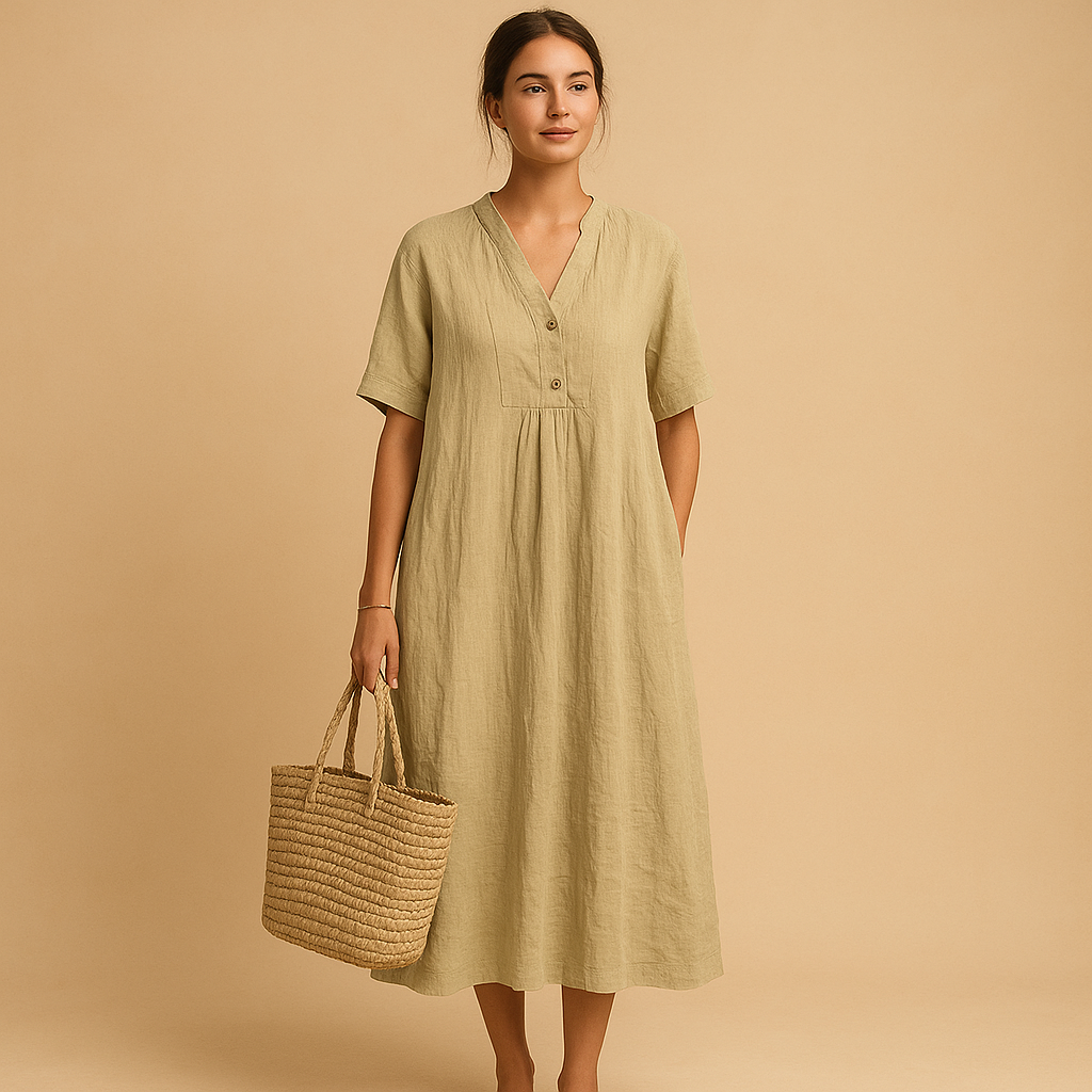 Women’s loose fit summer dress with a lightweight breathable design, perfect for casual outings and summer occasions