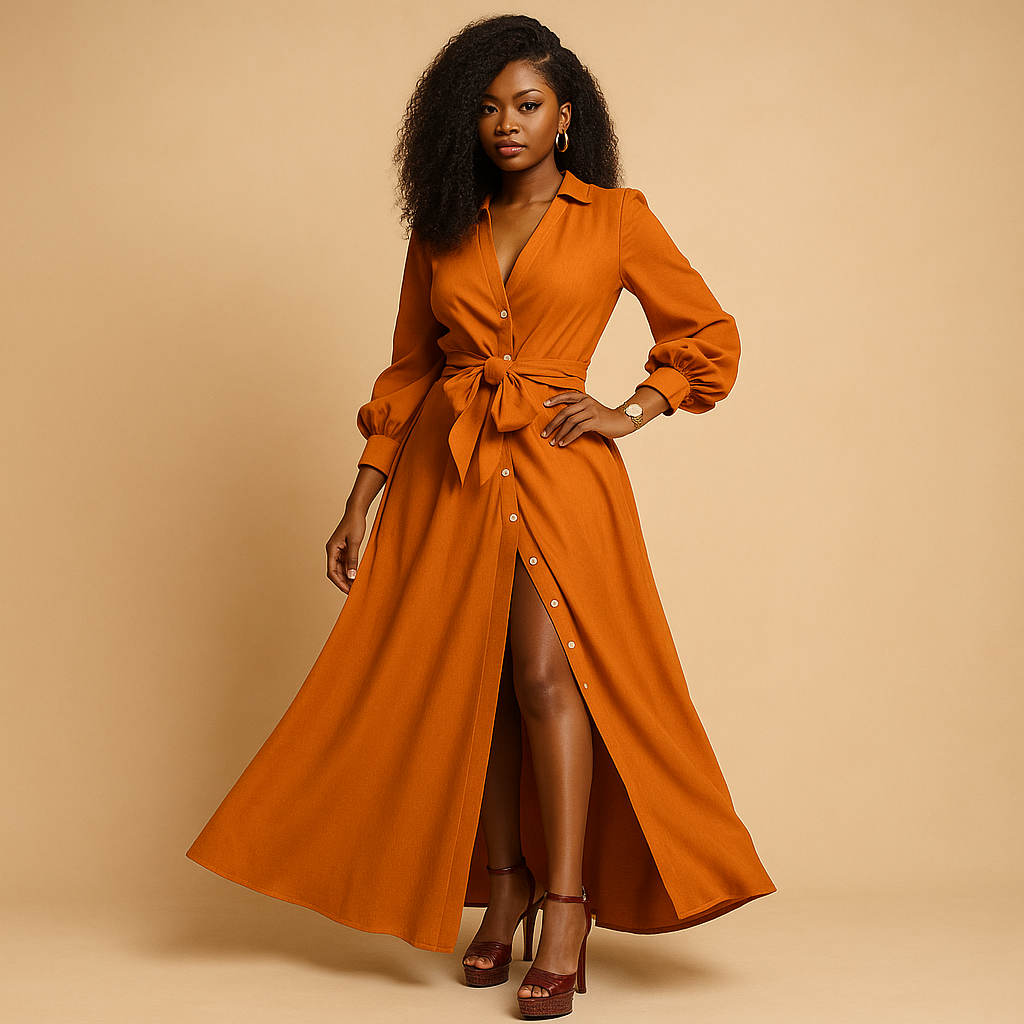 Women’s maxi summer dress with a lightweight breathable fabric and flattering fit, perfect for vacations, parties, and casual summer days