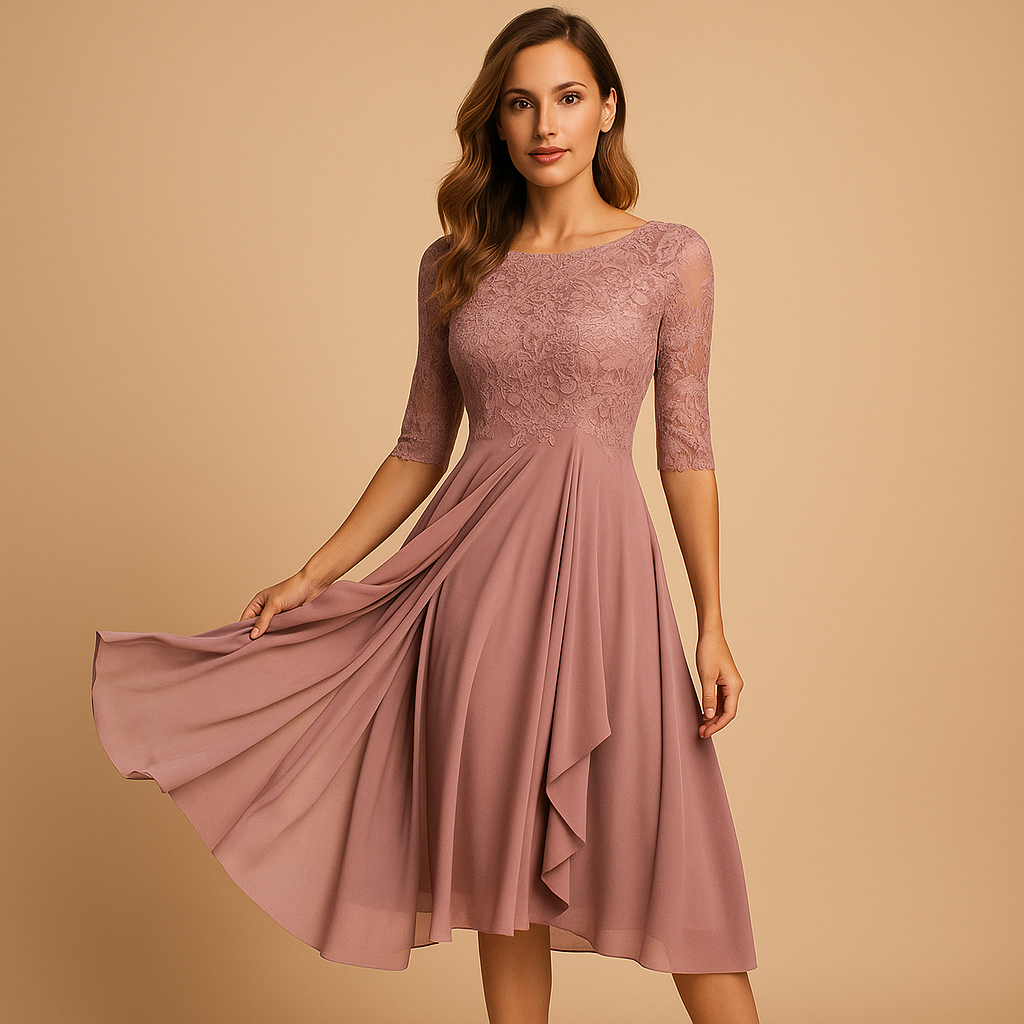 Women’s maxi summer dress with short sleeves and breathable fabric, perfect for weddings, vacations, beach days, and casual outings
