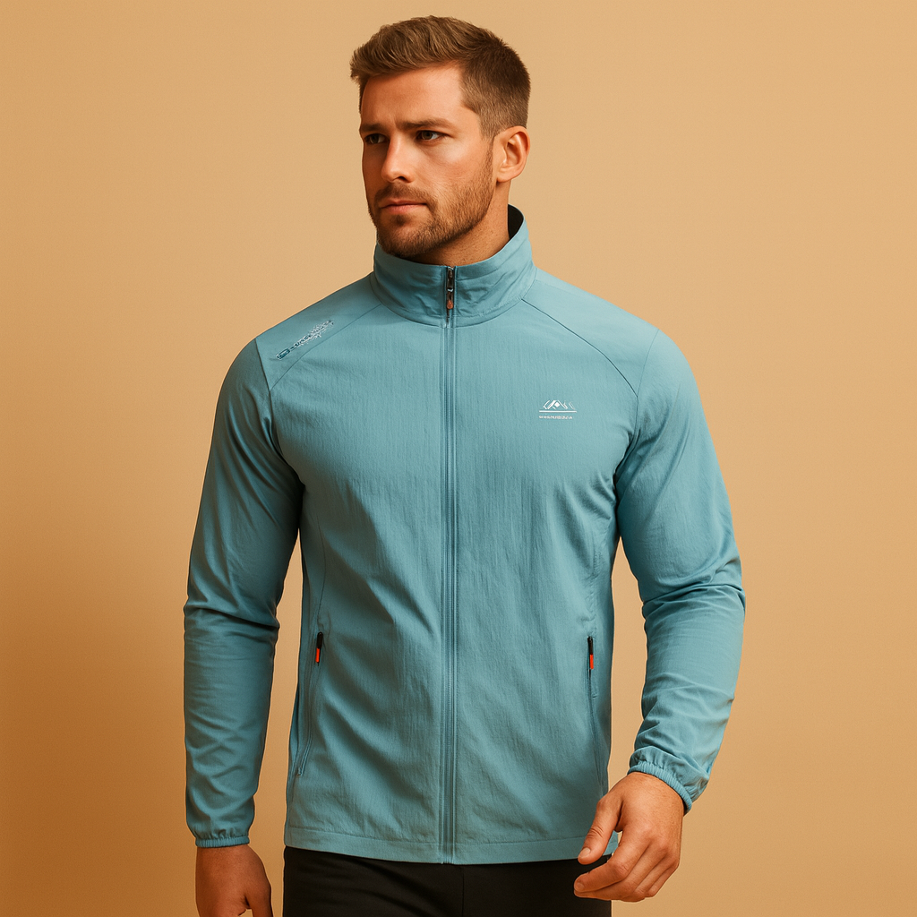 Men’s quilted summer jacket with a lightweight design, suitable for spring and summer, casual days, weekend trips, and everyday wear.