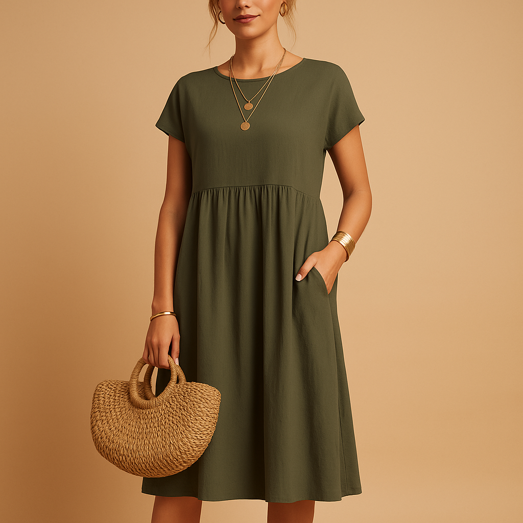 Women’s lightweight summer dress with elegant fit, perfect for warm days, casual outings, and chic summer occasions.