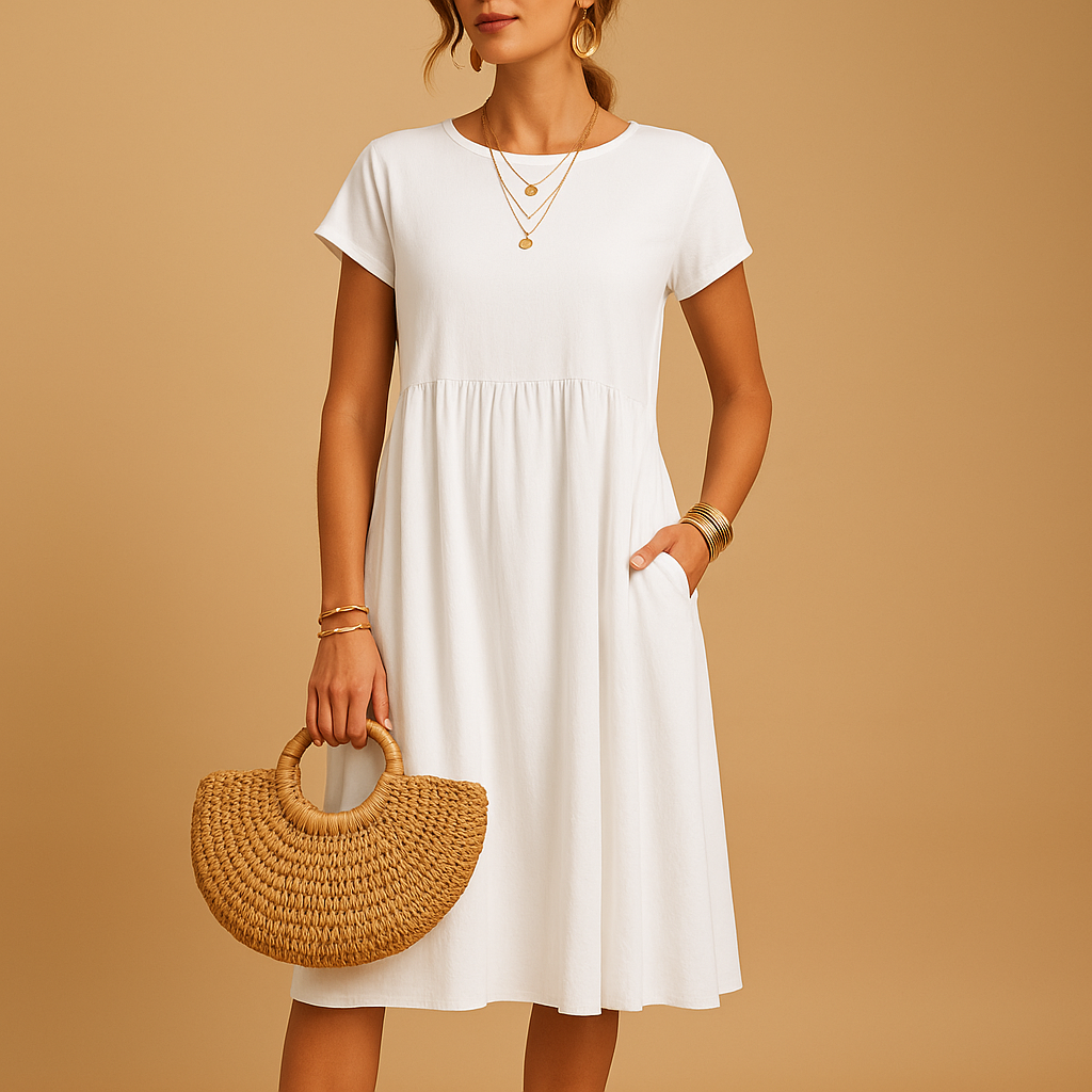 Women’s lightweight summer dress with elegant fit, perfect for warm days, casual outings, and chic summer occasions.