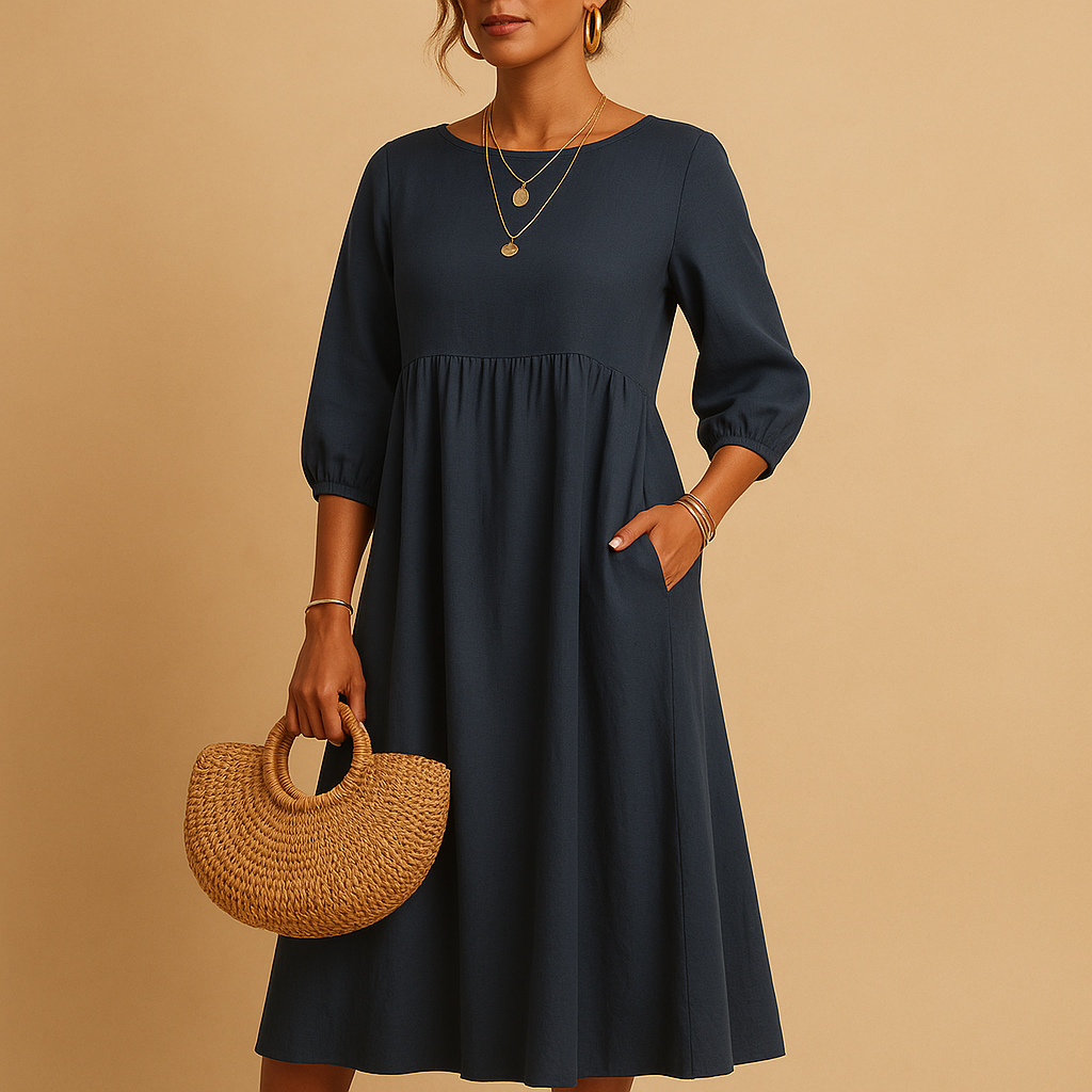 Women’s lightweight summer dress with elegant fit, perfect for warm days, casual outings, and chic summer occasions.