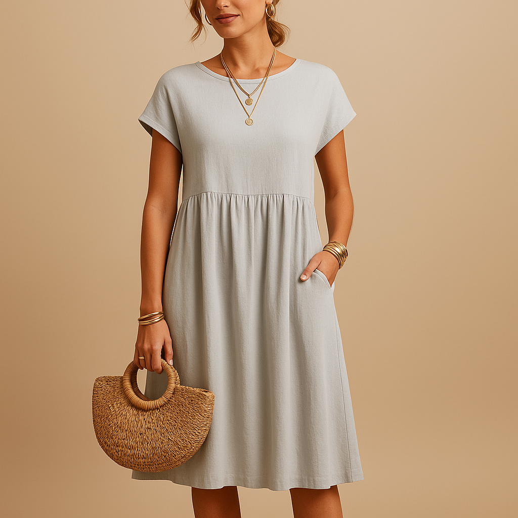 Women’s lightweight summer dress with elegant fit, perfect for warm days, casual outings, and chic summer occasions.