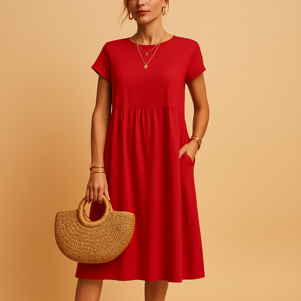 Women’s lightweight summer dress with elegant fit, perfect for warm days, casual outings, and chic summer occasions.