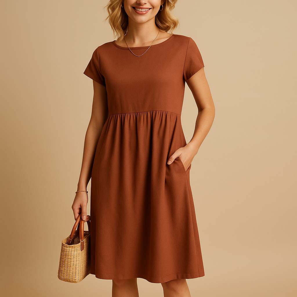 Women’s lightweight summer dress with elegant fit, perfect for warm days, casual outings, and chic summer occasions.