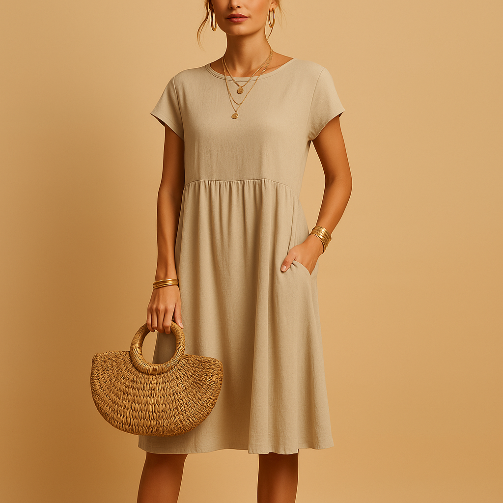 Women’s lightweight summer dress with elegant fit, perfect for warm days, casual outings, and chic summer occasions.