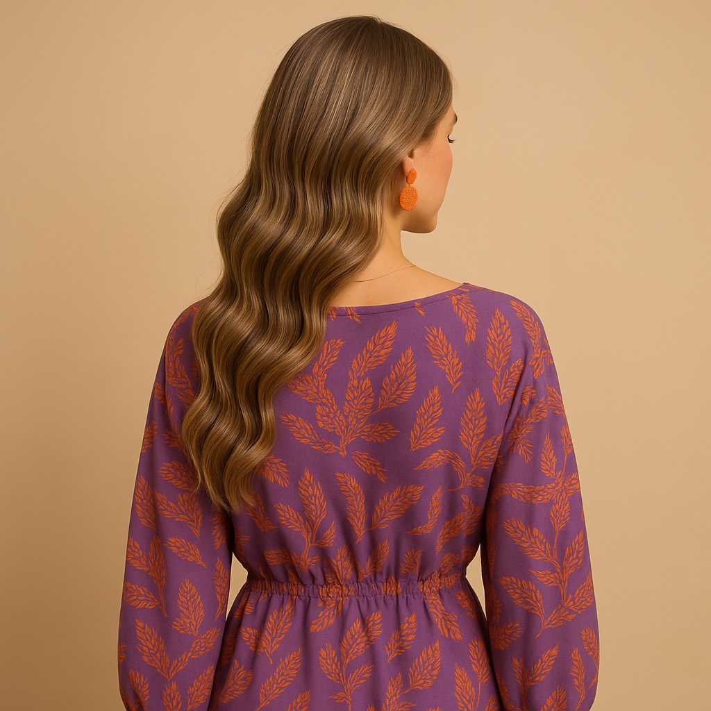 Women’s sustainable A-line dress with a flattering fit and minimalist design, perfect for casual, office, and formal occasions in any season.