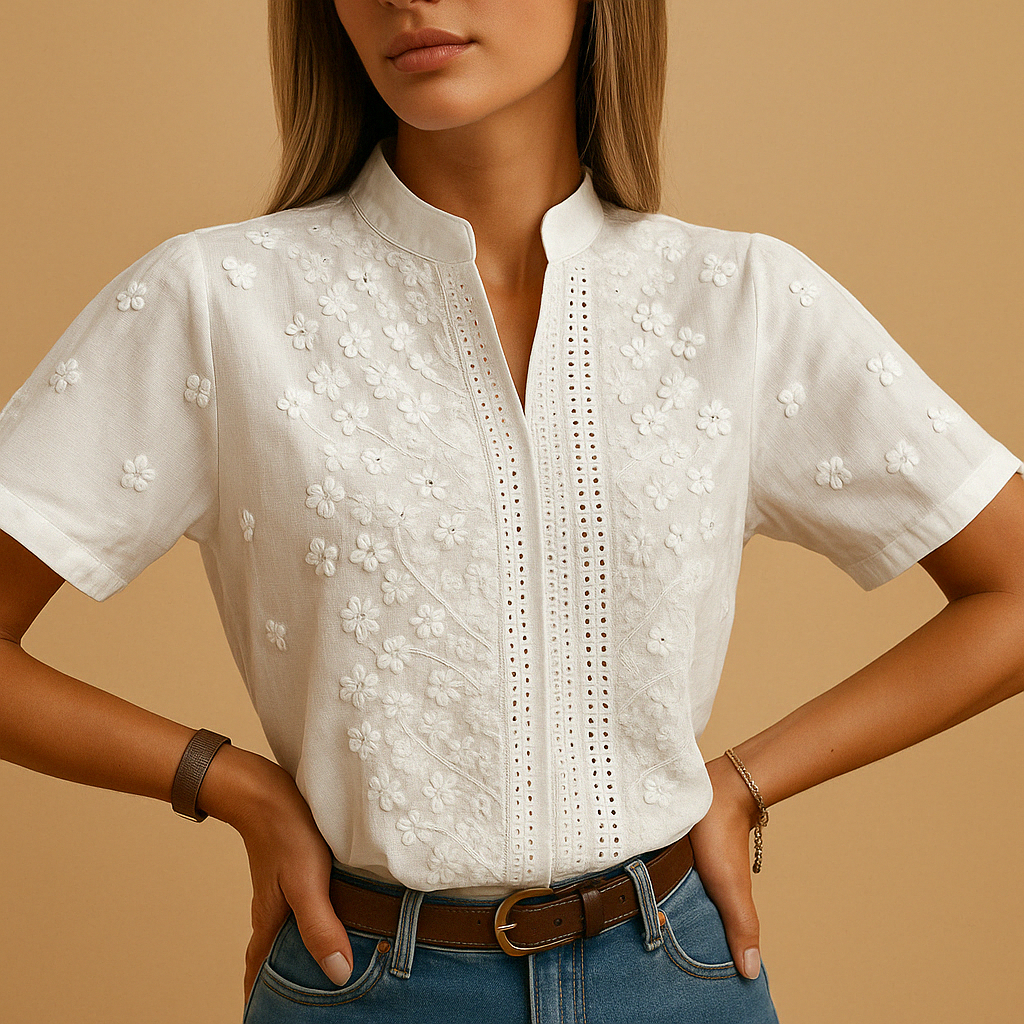 White elegant blouse for women | Grace